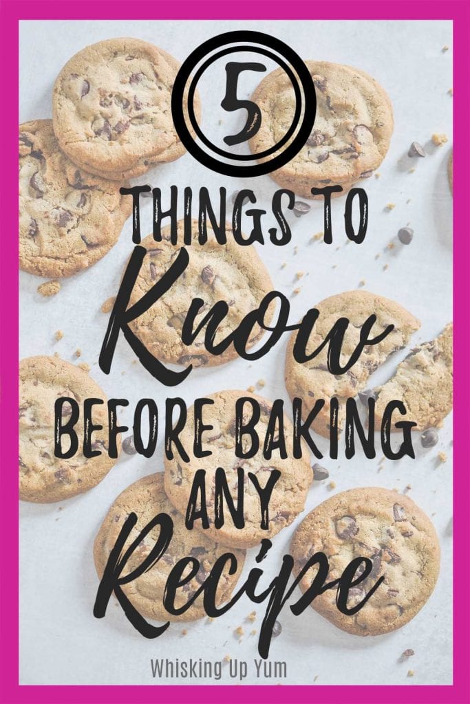 5 things to know before baking any recipe