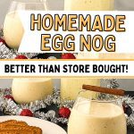 Homemade eggnog