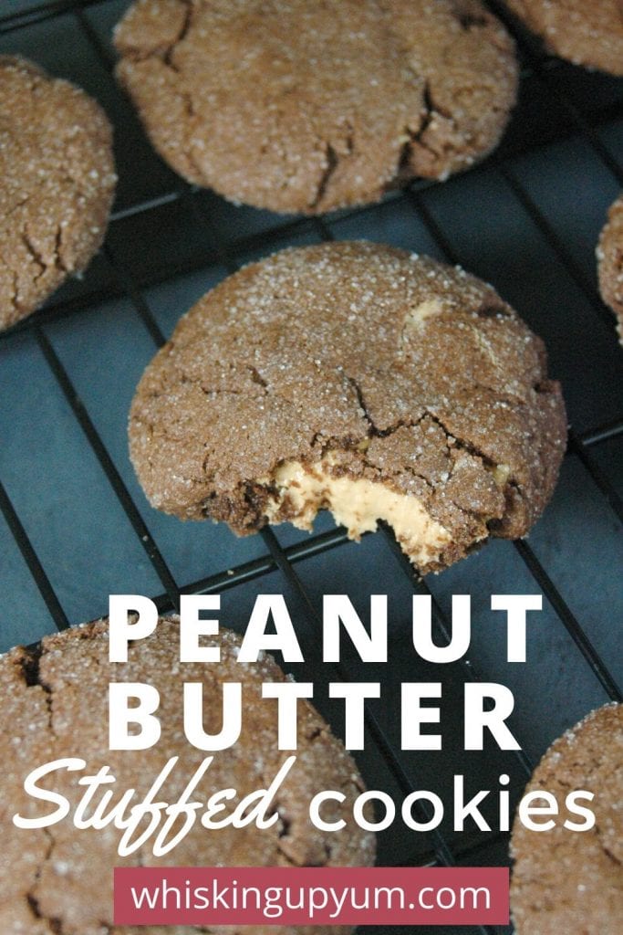 Easy peanut butter stuffed chocolate cookies