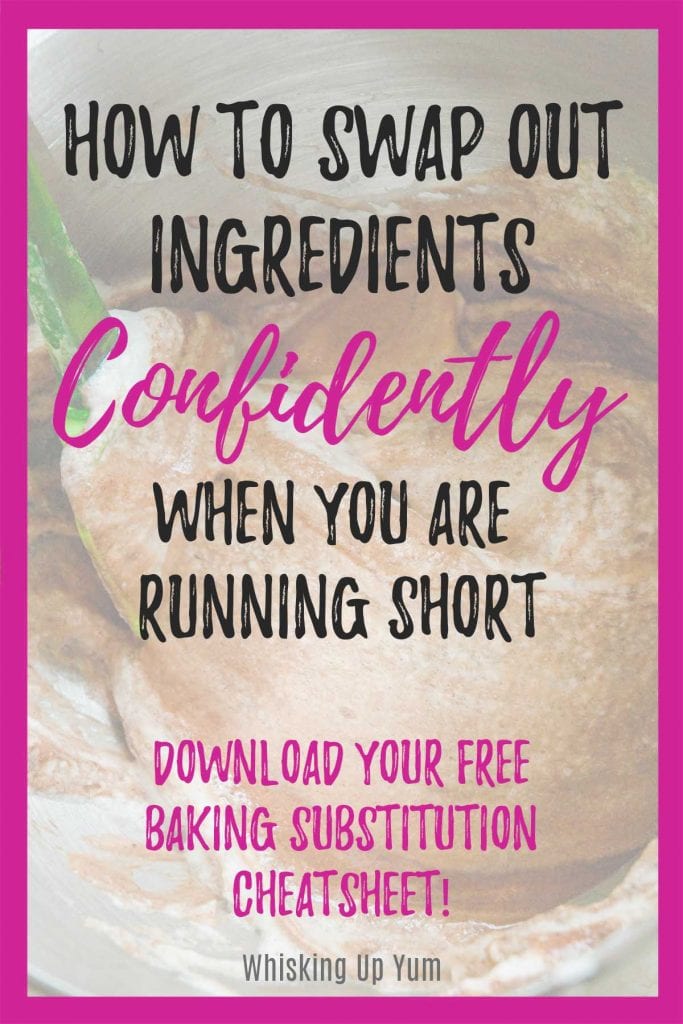 Learn how to swap out ingredients confidently while baking with this list of common baking substitutions